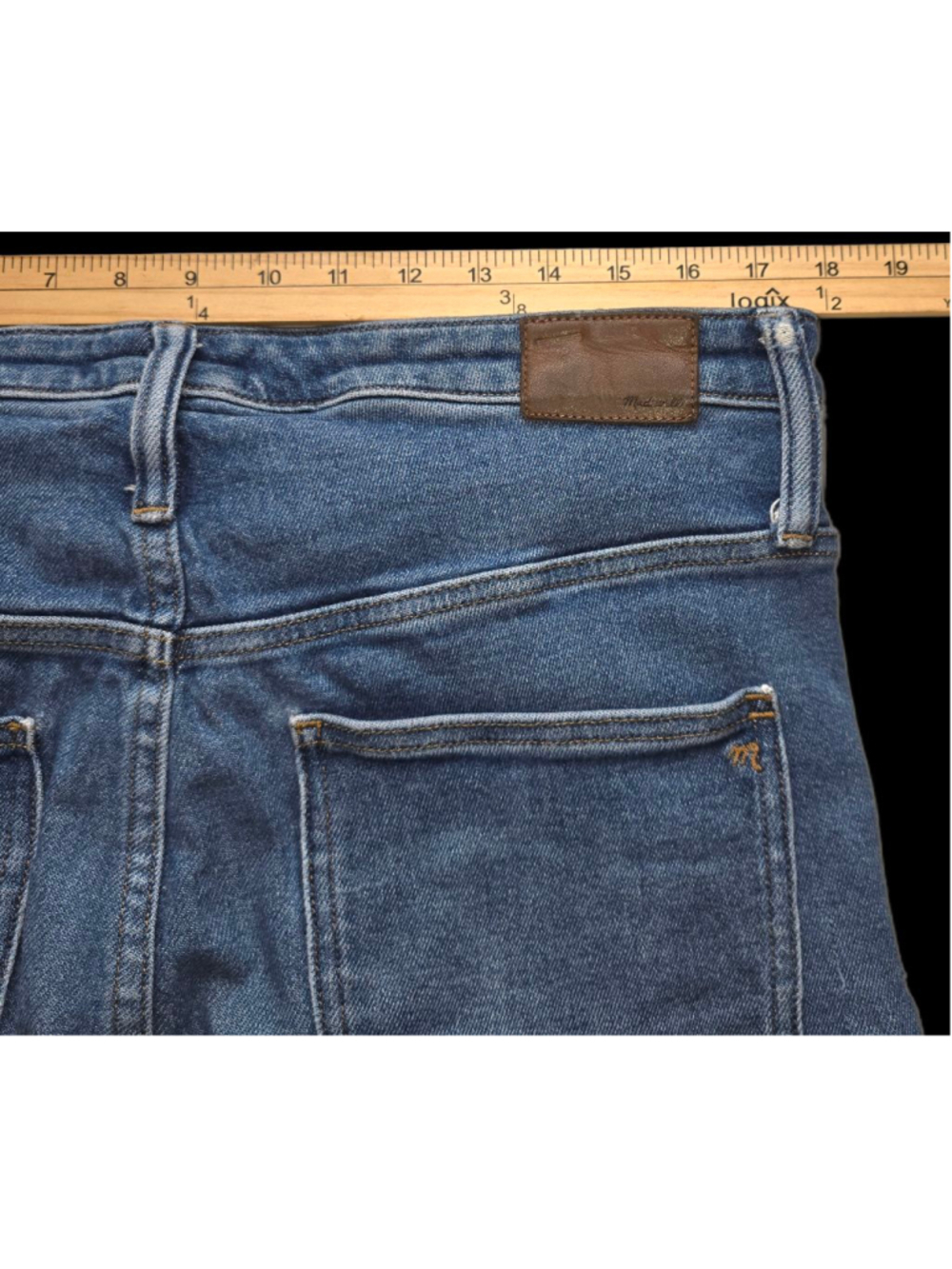 Madewell The Perfect Vintage Jean Wmn 33 Maplewood Wash High Rise Straight Denim - Picture 14 of 15